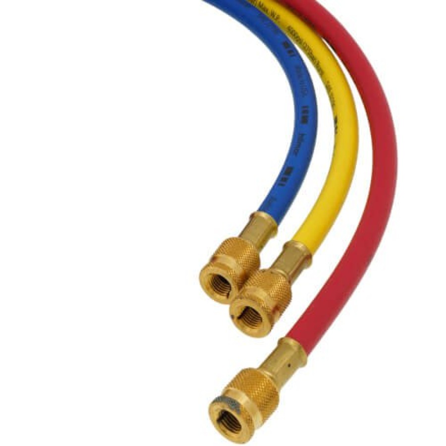 Hvac Hilmor Tools Hilmor Hvac Tools | H72Bves3 72" Refrigeration Hoses W/ Ball Valve End, 1/4" Dia. (Set Of 3)