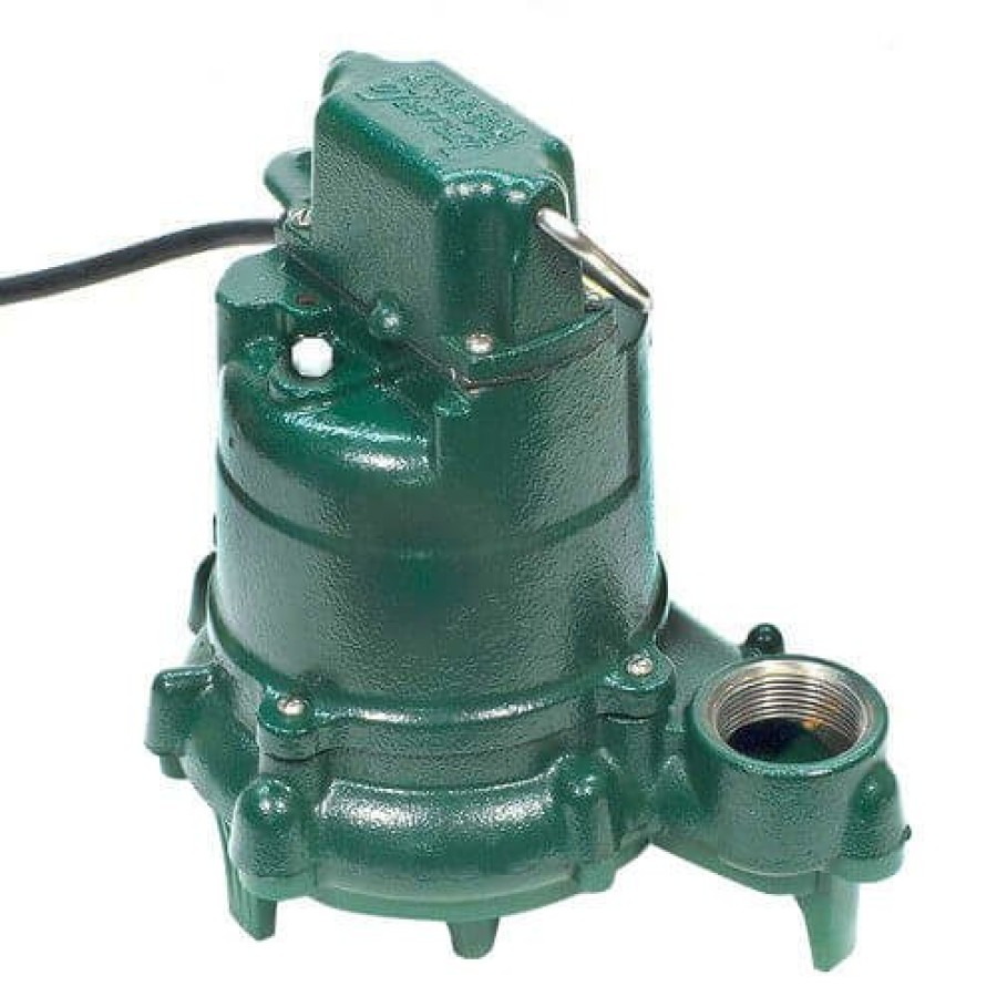 Plumbing Zoeller Effluent Pumps & Accessories | Model N53 Mighty-Mate Non-Automatic Cast Iron Effluent Pump - 115 V, 0.3 Hp