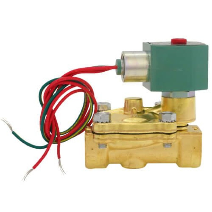 Valves Asco RedHat Pilot Operated Solenoid Valves | 3/4" Normally Closed Solenoid Valve, 6.5 Cv (120V)