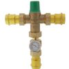 Pex Taco Mixing Valves | 1" Press 5004 Mixing Valve W/ Gauge (Low Lead)