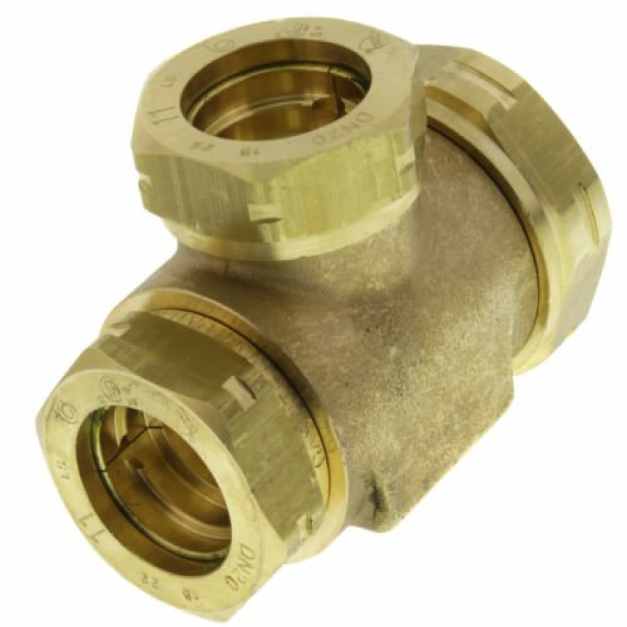 Heating Gastite Gastite Csst Fittings | 1" Run X 3/4" Run X 3/4" Tee - Tee Fitting