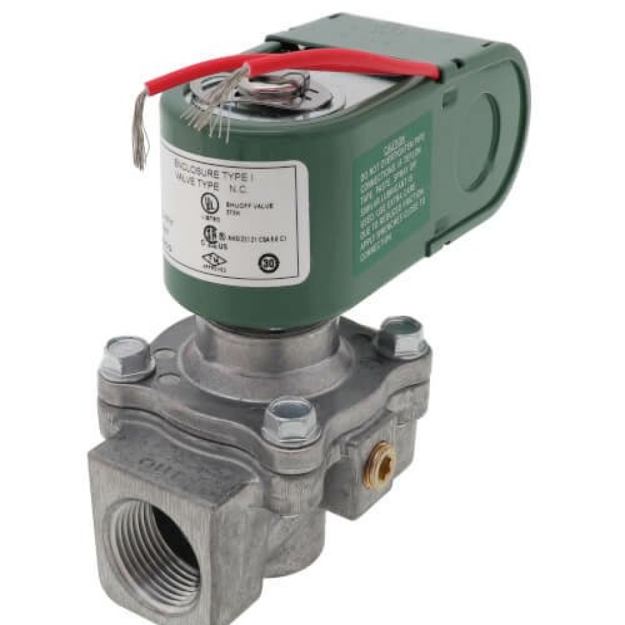 Valves Asco Direct Acting Solenoid Valves | 3/4" Threaded 2-Way Normally Closed Low Pressure Direct Acting Gas Shutoff Valve (110/120V)