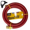 Hvac Appion Appion Tools | 3/8" Megaflow High-Speed Dual-Purpose Hose, 6', 3/8" X 1/4" Flare (Red)