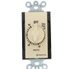 Electrical Intermatic In-Wall Timers | Fd Series Decorator Auto-Off Timer, Spst (60 Minutes) - Ivory