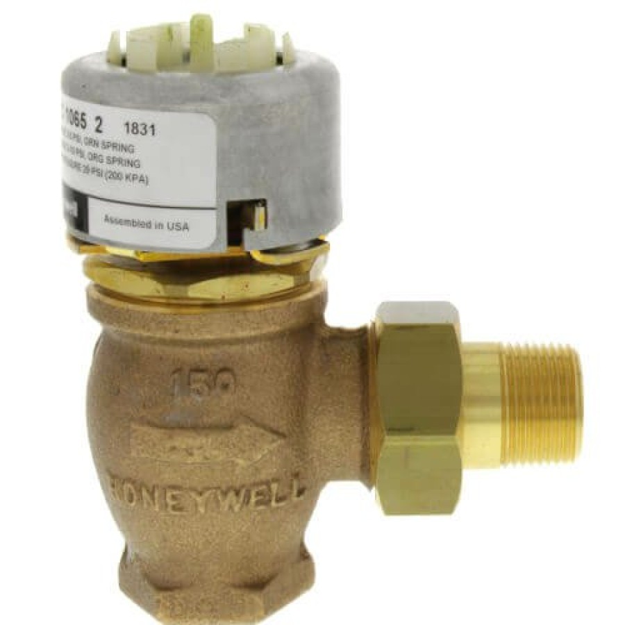 Heating Honeywell Pneumatic Radiator Valves | 1/2" Angle Npt Male Union Two-Way Unitary Valve (3 Cv)