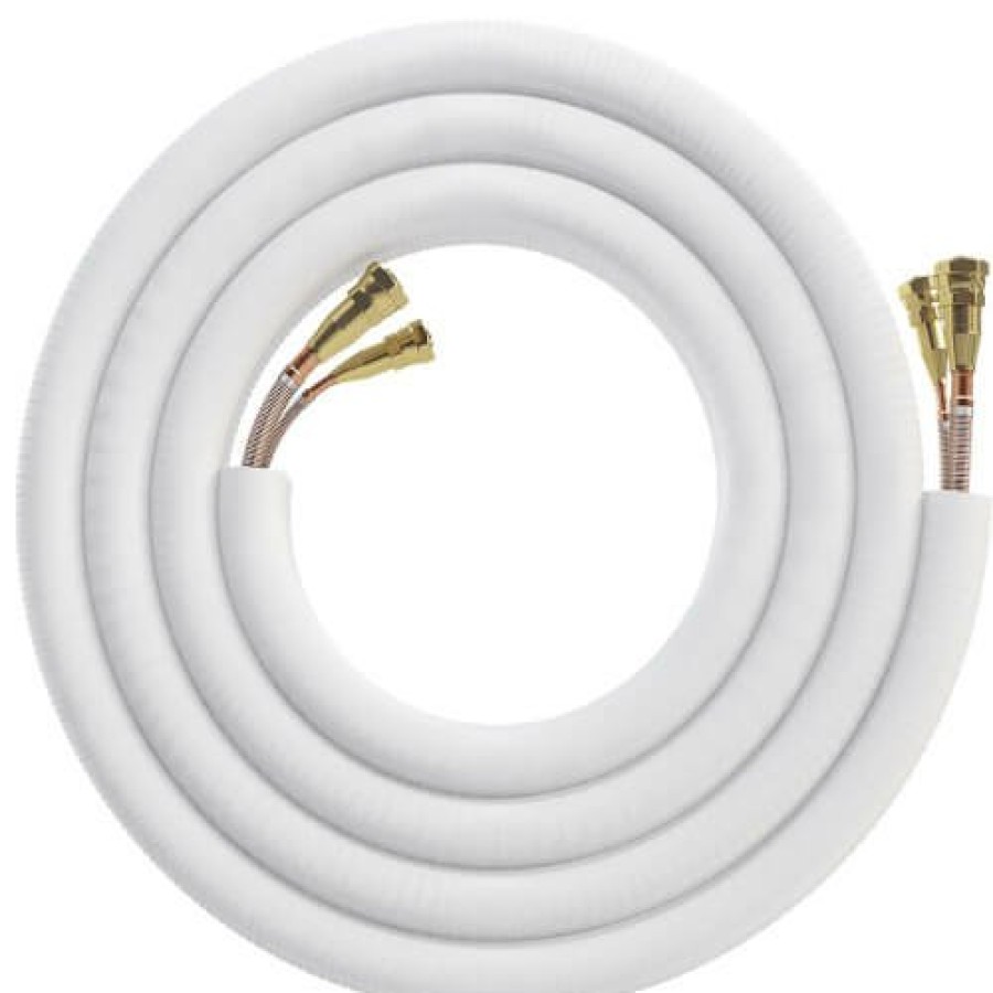 Hvac MRCOOL Mini Split Accessories | 1/4" Ll X 1/2" Sl Diy 4Th Gen Quick-Connect Line Set For 9K, 12K, & 18K (50 Ft.)