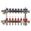 Pex Viega Viega Proradiant Stainless Steel Manifolds | 8-Loop Proradiant Stainless Steel Manifold Shut-Off/Balancing/Flow Meters