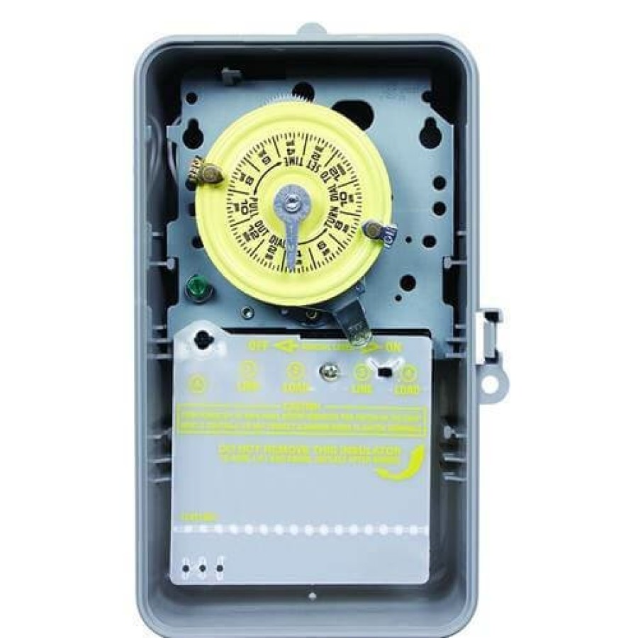 Electrical Intermatic Mechanical Timers | Mechanical Time Switch W/ Nema 3R Plastic Case, 40A, Spst (120V)