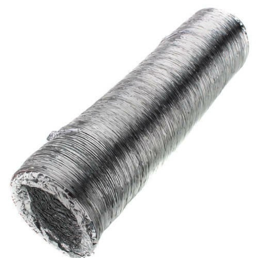 Hvac DiversiTech Dryer Venting | 4" Aluminum 5-Ply Metallic Duct (25 Ft. Length)