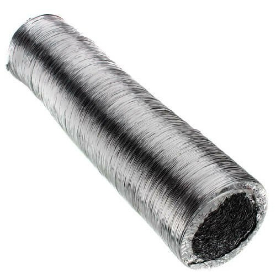 Hvac DiversiTech Dryer Venting | 4" Aluminum 5-Ply Metallic Duct (25 Ft. Length)