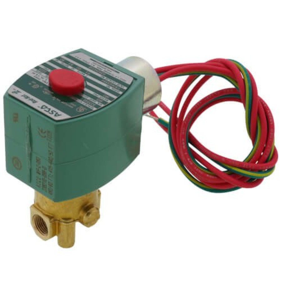 Valves Asco RedHat Direct Acting Solenoid Valves | 1/8" Normally Closed Solenoid Valve, .35 Cv (480V)