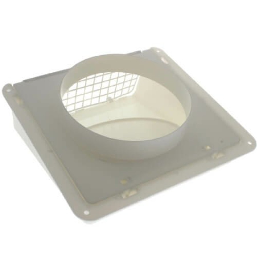 Hvac Lambro Industries Wall Vents | 8" White Plastic Wall Cap