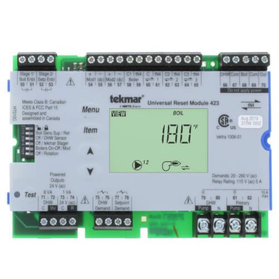 Heating Tekmar Tekmarnet 4 Modules | Universal Reset Module - Four Tn4, Two Boiler, Dhw & Setpoint