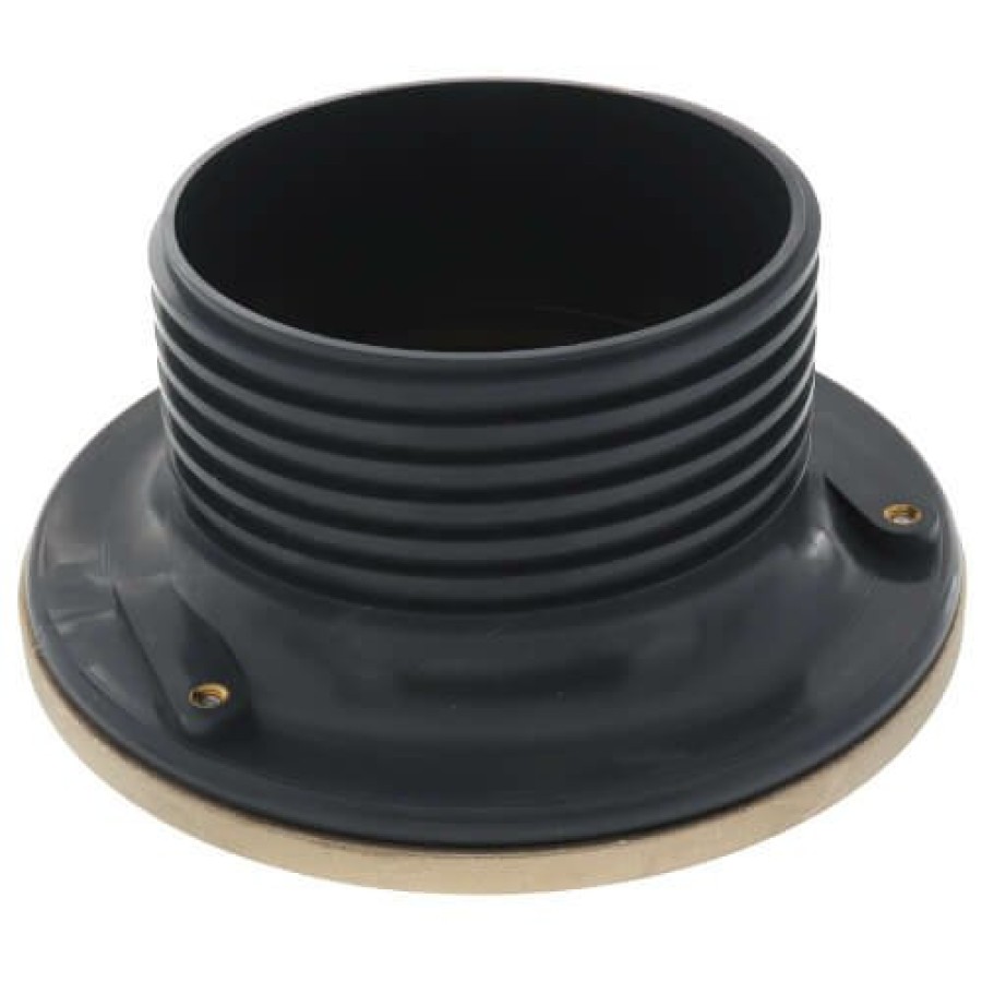 Plumbing Sioux Chief Floor Drains | 4" Finishline Adjustable Cleanout Ductile Iron No Hub Floor Drain W/ Nickel Bronze