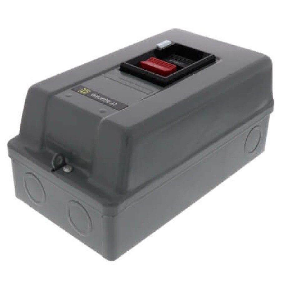 Electrical Square D Motor Starters | Push Button Manual Motor Starter, Enclosure Nema Rating 1, Nema Size:M-0 (18A)