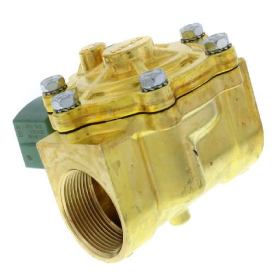 Valves Asco RedHat Pilot Operated Solenoid Valves | 1-1/2" Normally Closed Solenoid Valve, 22.5 Cv (120V)