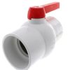 Valves Bluefin | 4" Sch 40 Pvc Ball Valve (Solvent)