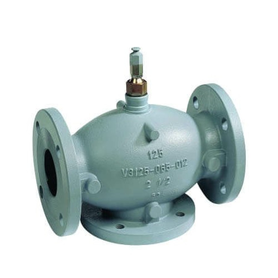 Hvac Honeywell Honeywell Diverting Valves | 2-1/2" Three-Way Flanged Diverting Valve W/ Linear Flow