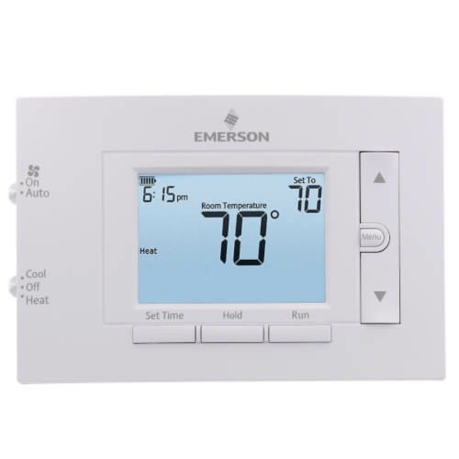 Thermostats White Rodgers | 4.5" Display Conventional 7-Day Programmable Thermostat 1 Heat/1 Cool