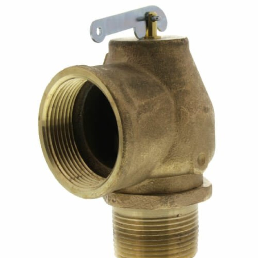 Heating Apollo Valves Pressure Relief Valves | 1-1/4" Mnpt X 1-1/2" Fnpt 1Rvs13 1200 Lbs/Hr Low Pressure Steam Safety Valve (15 Psi)