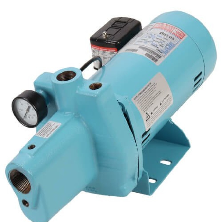 Plumbing Little Giant Well Pumps | Jp-100-C Shallow Well Jet Pump W/ Square D Pressure Switch 1 Hp