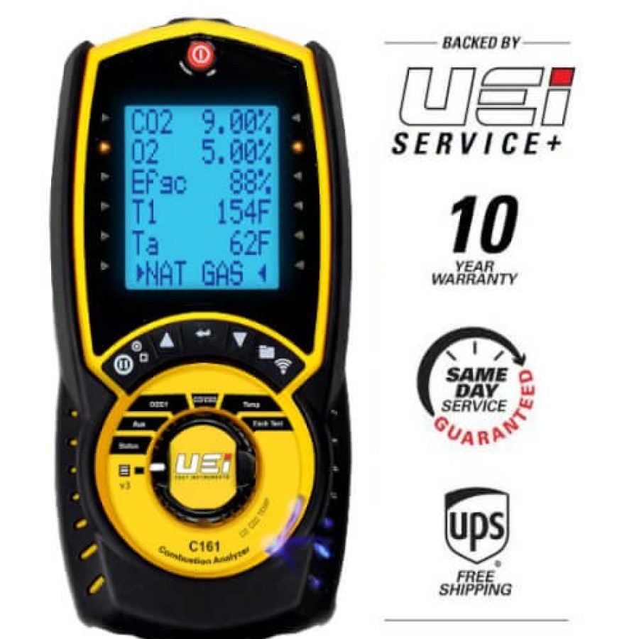 Hvac UEi Test Instruments Uei Test Instruments | C161, Flue Gas Combustion Analyzer