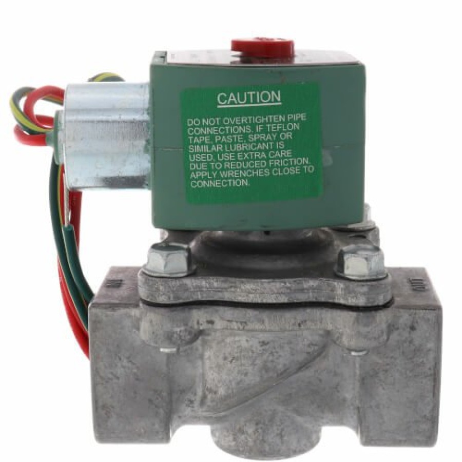 Valves Asco RedHat Low Pressure Solenoid Valves | 3/4" 2-Way Normally Closed Air & Vacuum Solenoid Valve (120/60V)