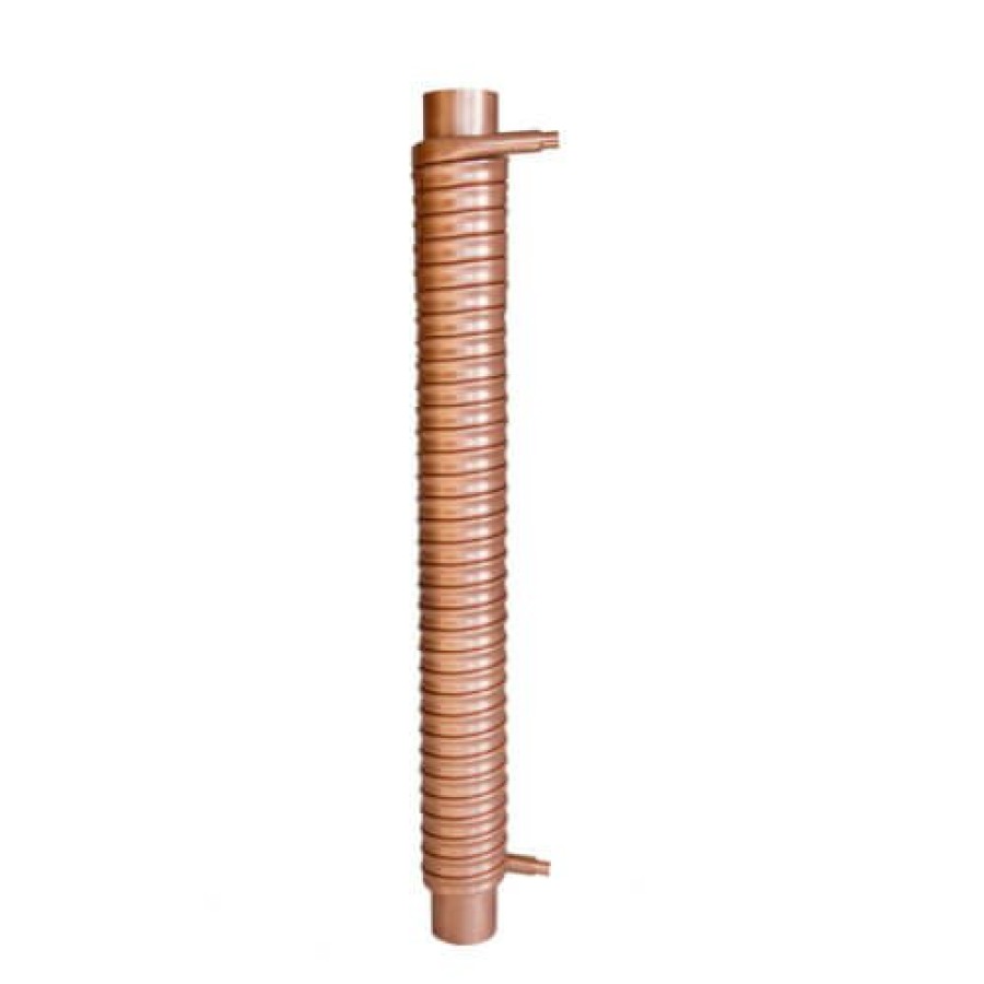 Plumbing ThermoDrain Thermodrain Drain Water Heat Recovery | 57.2% Efficiency, 3" X 62" X 3/4" Drain Water Heat Recovery & 2 Drain Couplings (No Fittings)