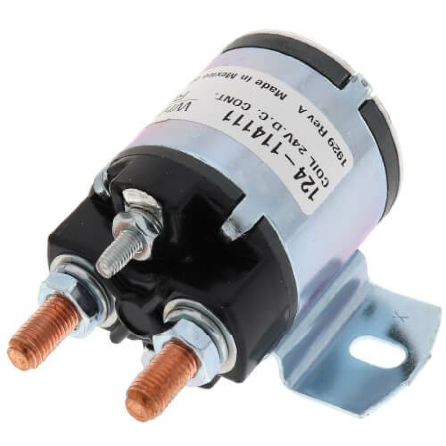 Electrical White Rodgers Solenoids | Solenoid W/ Continuous Duty, Normally Open Continuous Contact Rating 100 Amps (24 Vdc Isolated Coil)