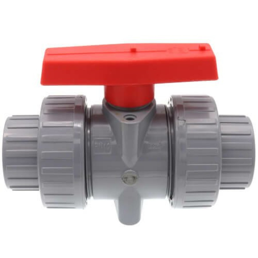 Valves Hayward | 1" Cpvc Tbb Series True Union Ball Valve W/ Epdm O-Ring - Gray (Socket X Threaded)