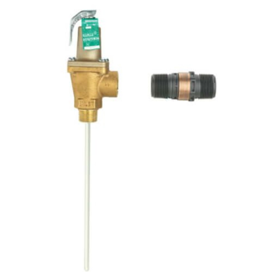 Heating Watts Temperature & Pressure Relief Valves | 3/4" 40Xl-5 T&P Relief Valve W/ Flood Sensor Connectivity (150 Psi)