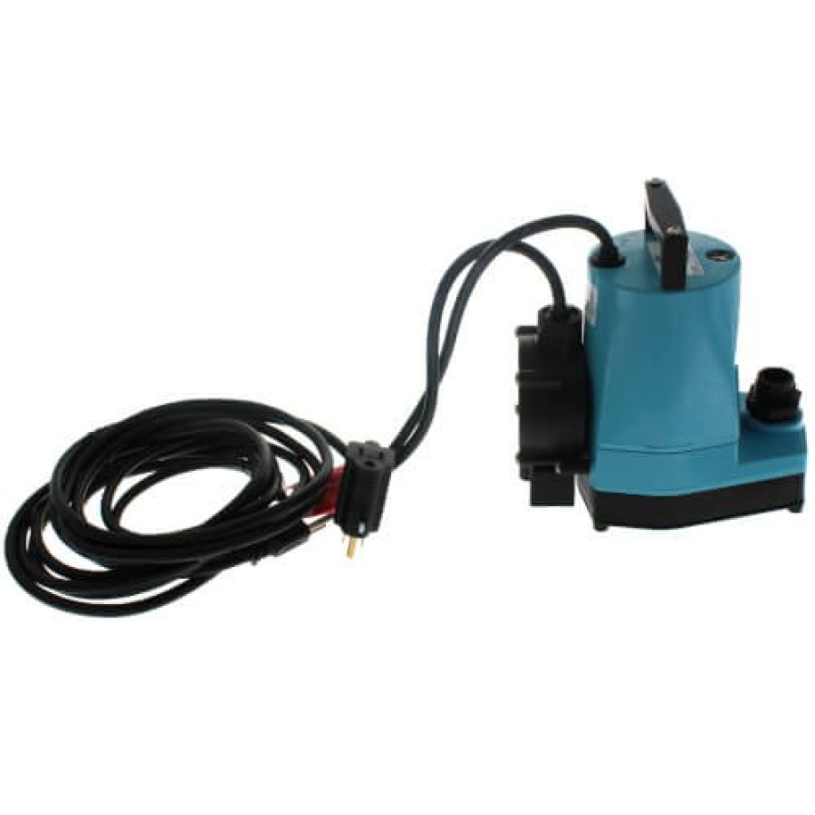 Plumbing Little Giant Drain & Utility Pumps | 5-Asp 1/6 Hp - Submersible Utility Pump W/ W/ Piggyback Diaphragm Switch & 10 Ft. Power Cord