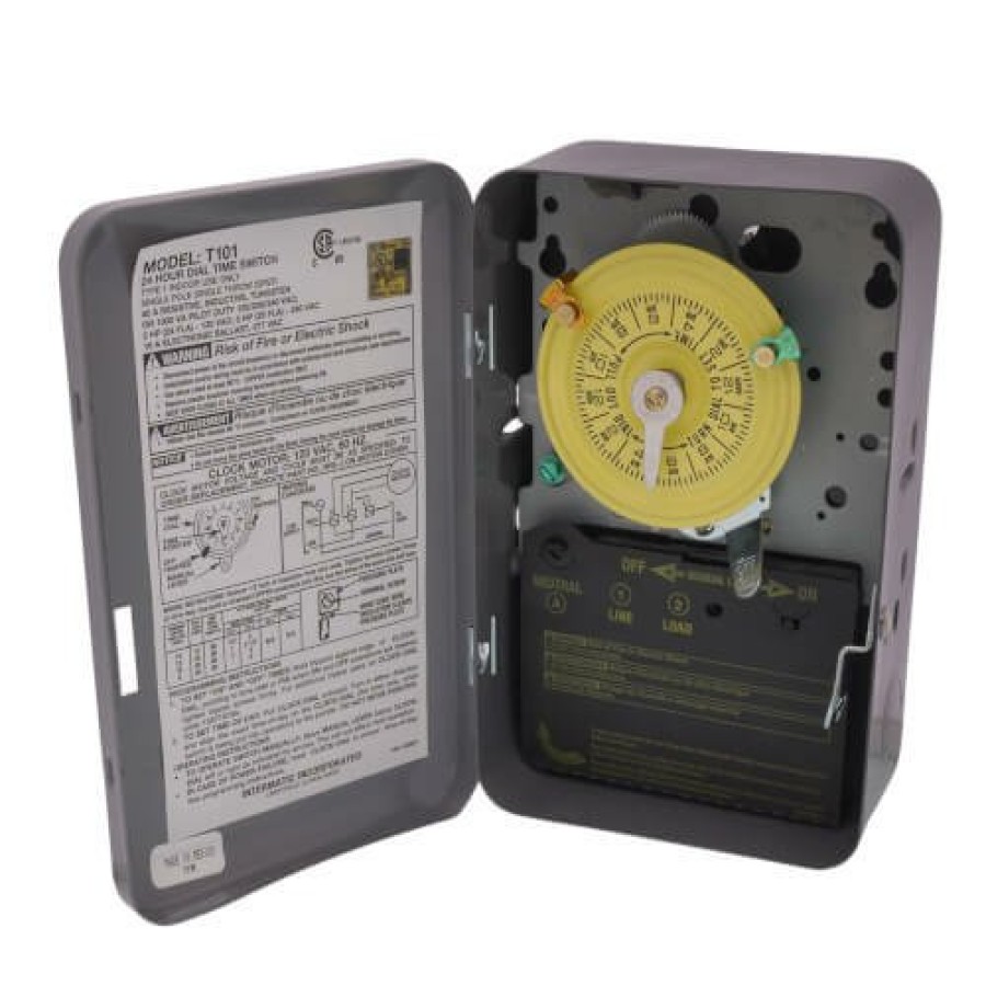 Electrical Intermatic Mechanical Timers | Heavy Duty Mechanical Time Switch, 40A, Spst (125V)