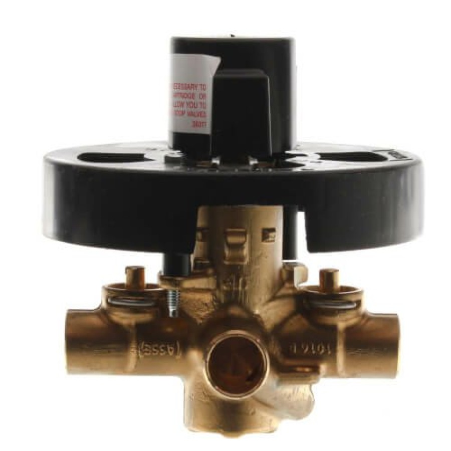 Plumbing Moen Rough-In Valves | 1/2" Single Handle Posi-Temp Pressure Balance Valve (Sweat W/ Stops)