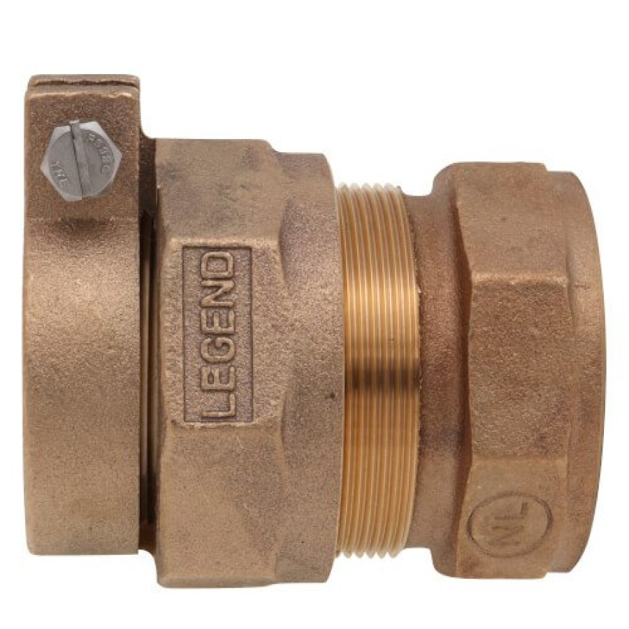 Fittings Legend Valve Water Service | 2" Pack Joint (Cts) X Fnpt Coupling - T-4305Nl (No Lead Bronze)