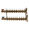 Pex Caleffi Caleffi Manifolds & Accessories | 1" Twistflow Manifold W/ Temp Gauge (10 Outlets)