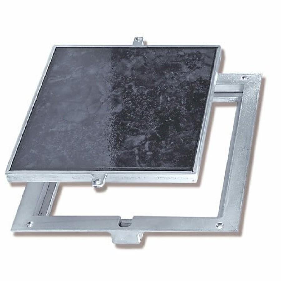 Plumbing Acudor Floor Doors | 18" X 18" (Frame Opening) Ft-8080 Non Hinged: Floor Doors W/ 1" Panel Recessed