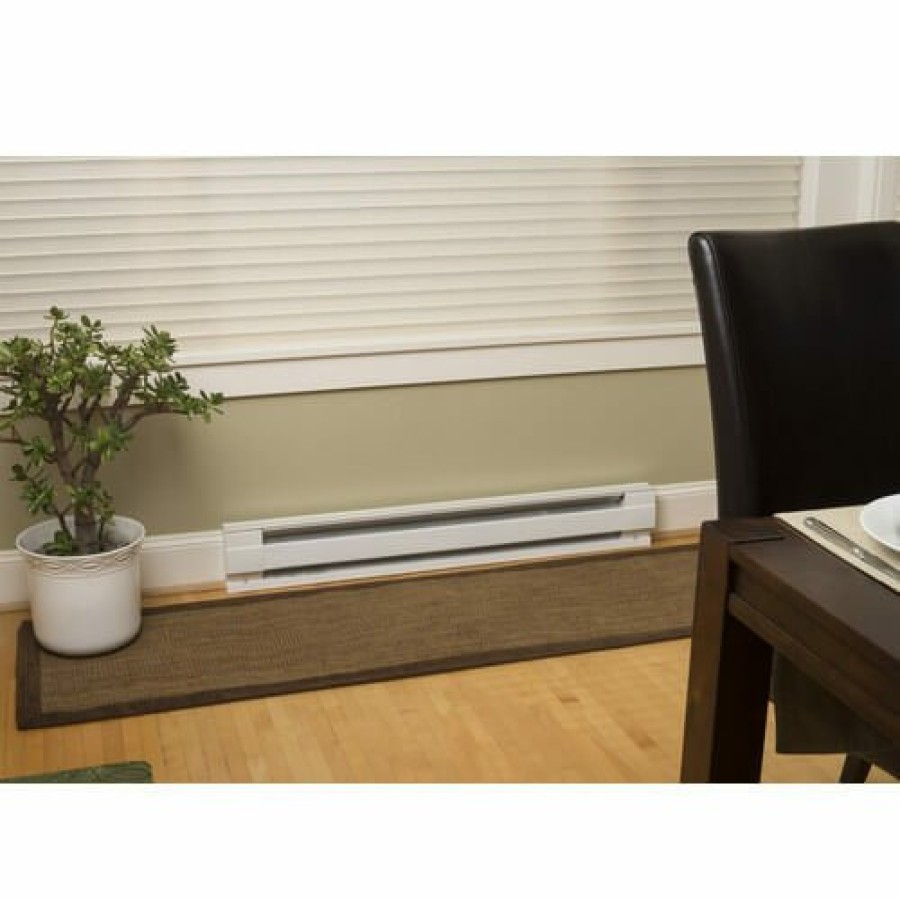 Electrical Cadet Cadet Electric Baseboard Heaters | 60" F Series Electric Baseboard Heater, 1250 Watt, 240V (White)