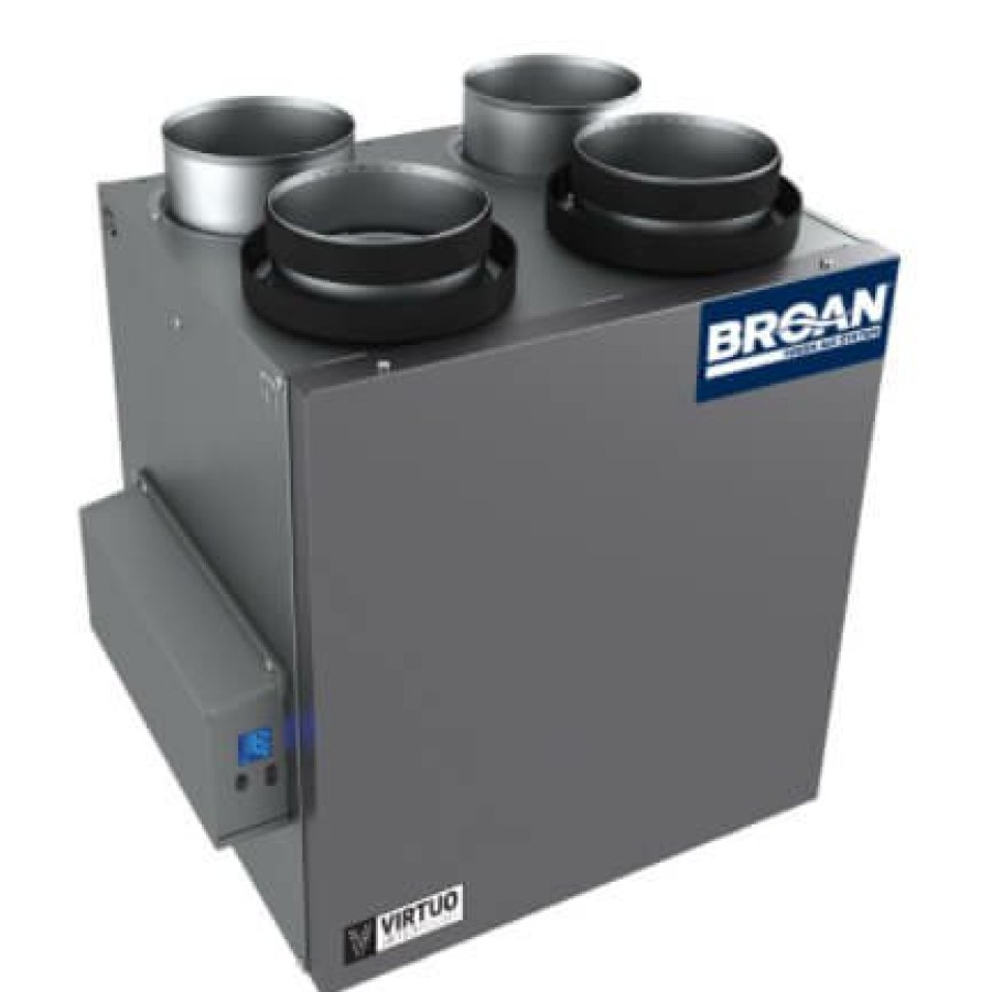 Hvac Broan Broan Energy Recovery Ventilators | 150 Cfm Ai Series Energy Recovery Ventilator W/ Top Ports (75% Efficiency)