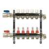 Pex Bluefin Bluefin Radiant Heat Manifolds | 5 Loop Stainless Steel Manifold Package - 1/2" Pex-Al-Pex