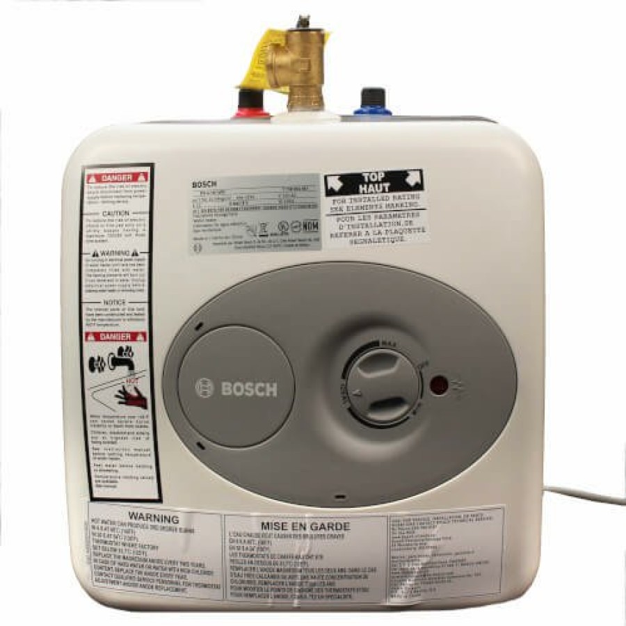 Plumbing Bosch Tankless Water Heaters | Es4 Tronic 3000T Ariston Point-Of-Use Electric Mini-Tank Water Heater