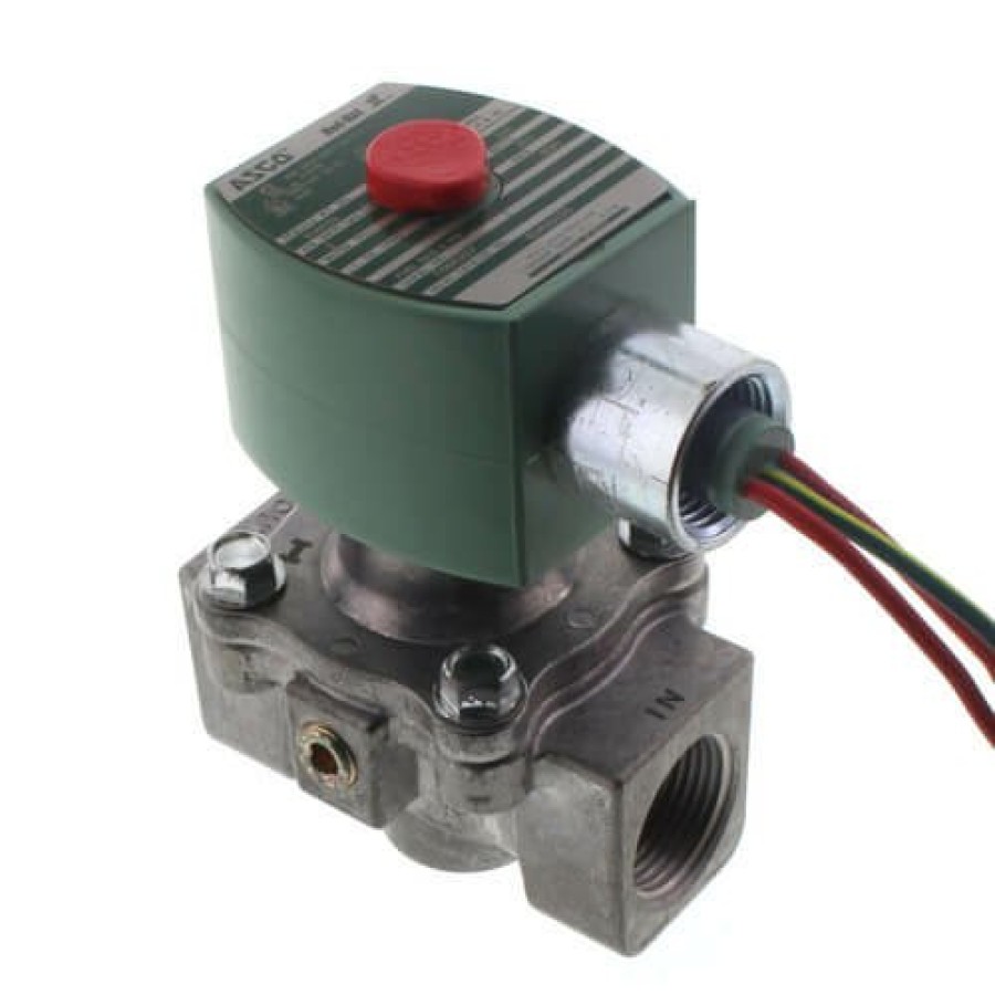 Heating Asco RedHat Combustion Solenoid Valves | 3/4" Normally Closed Gas Shutoff Valve, 120V (512,000 Btu)