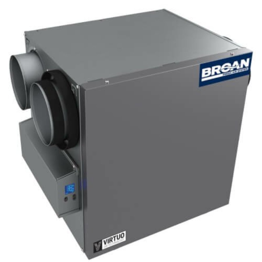 Hvac Broan Broan Energy Recovery Ventilators | 160 Cfm Ai Series Energy Recovery Ventilator W/ Side Ports (67% Efficiency)