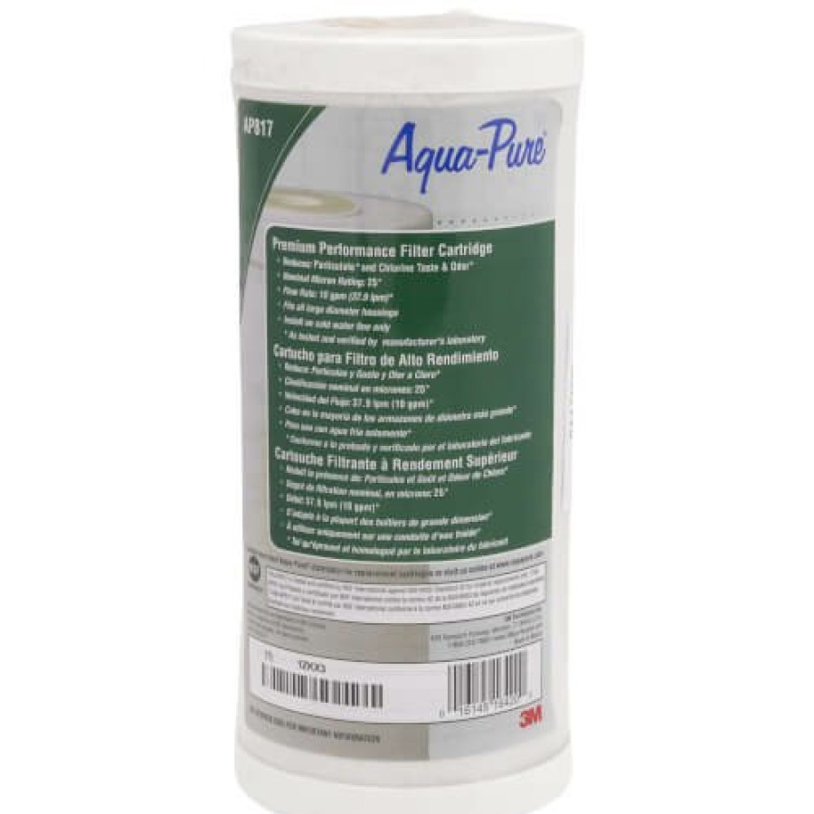 Plumbing 3M Aqua-Pure Whole House Systems(Point Of Entry) | Aqua-Pure Ap817, Whole House Filter Replacement Cartridge (Standard Sediment/Chlorine Taste & Odor Reduction)