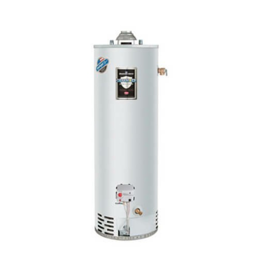 Plumbing Bradford White Residential Water Heaters | 40 Gallon - 40,000 Btu Defender Safety System Atmospheric Vent Energy Saver Residential Water Heater (Nat Gas)