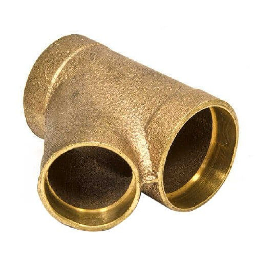 Plumbing Elkhart Copper Dwv Fittings | 4" X 4" X 3" Cast Copper Dwv Wye