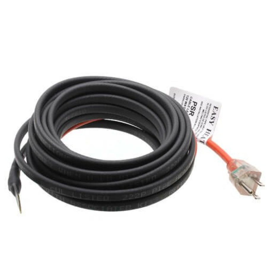 Heating Easy Heat Pipe Heat Tape - Heat Cable | 24 Ft, 120 Watt, 120 Vac Psr Pipe Tracing Heat Cable