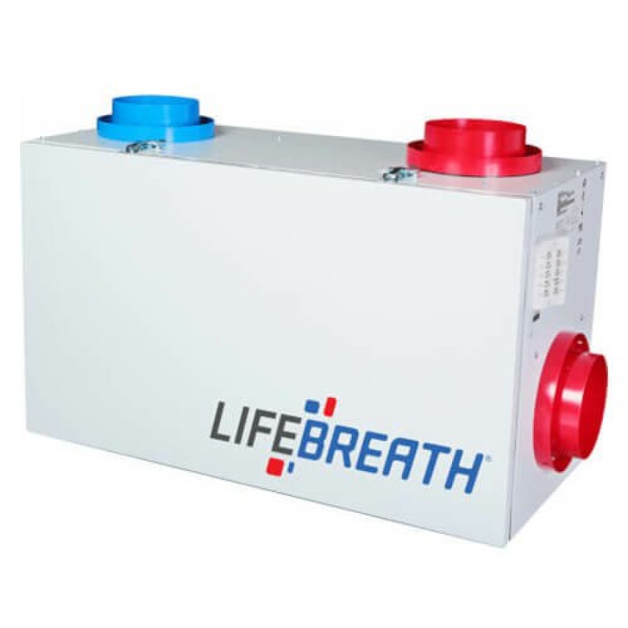 Hvac LifeBreath Lifebreath Heat Recovery Ventilators | 195 Dcs Residential Heat Recovery Ventilator, 158 Cfm