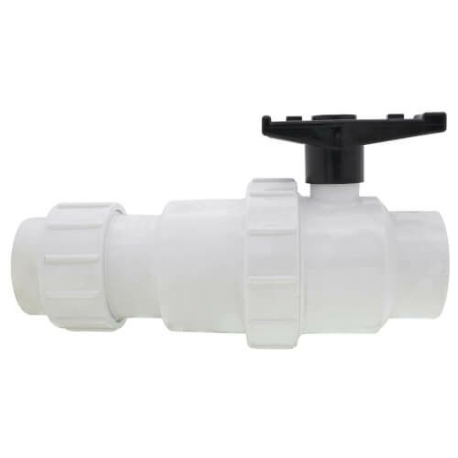 Plumbing Liberty Pumps Sump Pumps | 2" Pvc Ball/Check Valve Combo With Union