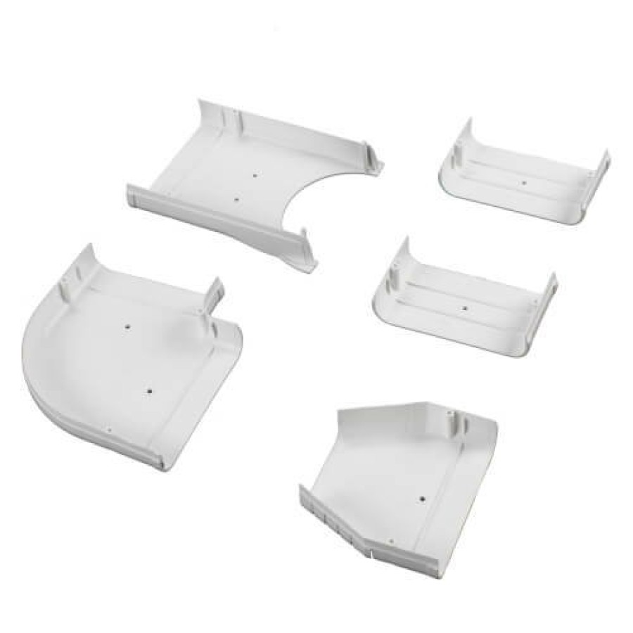 Hvac Fortress | 3.5" White Wall Duct Kit - Ldk92W (12 Ft Kit)